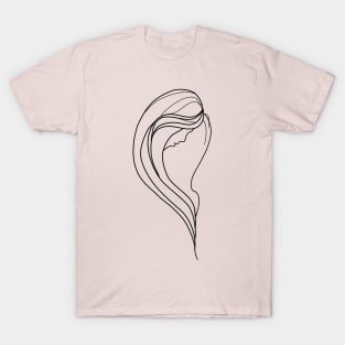 Girl - tear drop T-Shirt